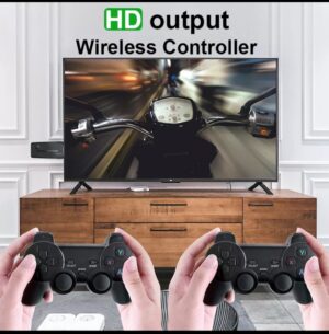 Console per TV retrogaming con 2 joypad wireless 10000 giochi - immagine 3