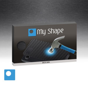 Pellicola per Retro Smartphone Dark Metal Myshape - immagine 2