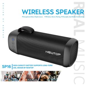 Cassa Audio Bluetooth Newtop Sp15 nera - immagine 2